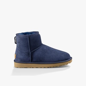 Ugg Classic Mini II Women Classic Boots Navy (3491YNZQT)